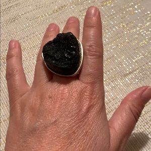 Black lava ring